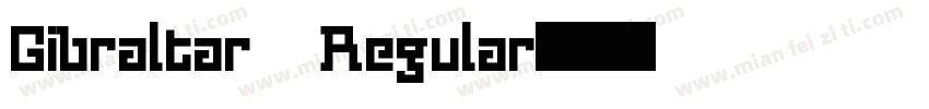 Gibraltar Regular字体转换